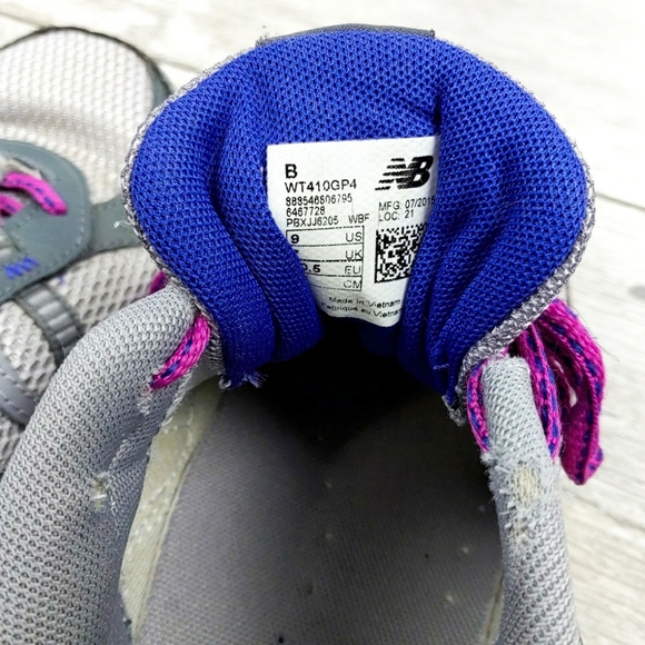 NEW BALANCE WMN 9 SYNTHETIC & MESH RUNNING SNEAKS - Picture 3 of 7